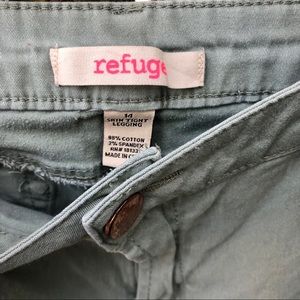 Refuge Jeans Stretch skinny jeans Sz. 12 Light Green